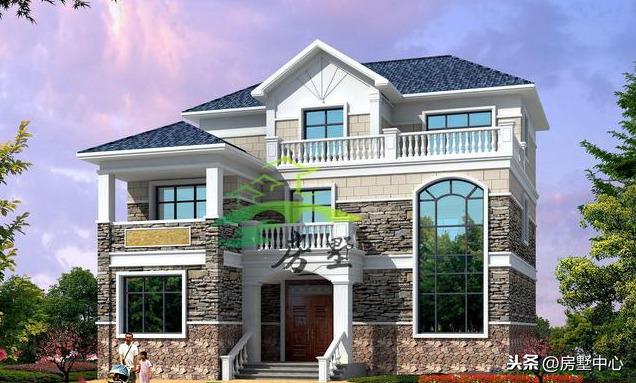 歐式別墅設(shè)計(jì)圖，浴室與衛(wèi)生間隔斷，地面干燥整潔