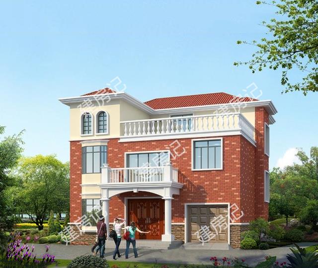農(nóng)村別墅設(shè)計施工圖，全村大姑娘小媳婦都喜歡這樣的房子