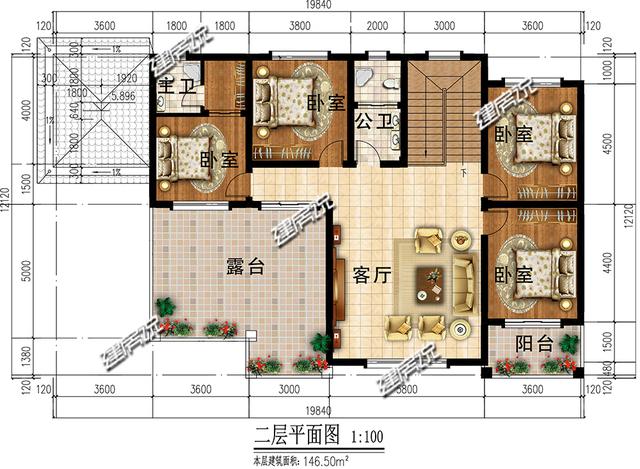 漂亮的農村別墅設計圖，35萬輕松搞定，比商品房舒適實用