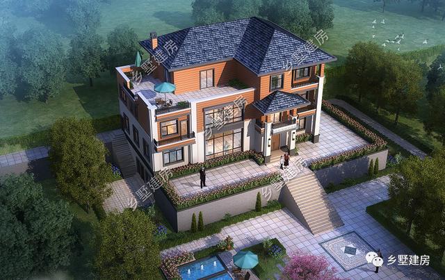 農(nóng)村別墅設計圖外形簡潔，室內(nèi)布局卻讓人大開眼界，城市別墅自愧不如！