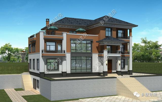 農(nóng)村別墅設計圖外形簡潔，室內(nèi)布局卻讓人大開眼界，城市別墅自愧不如！