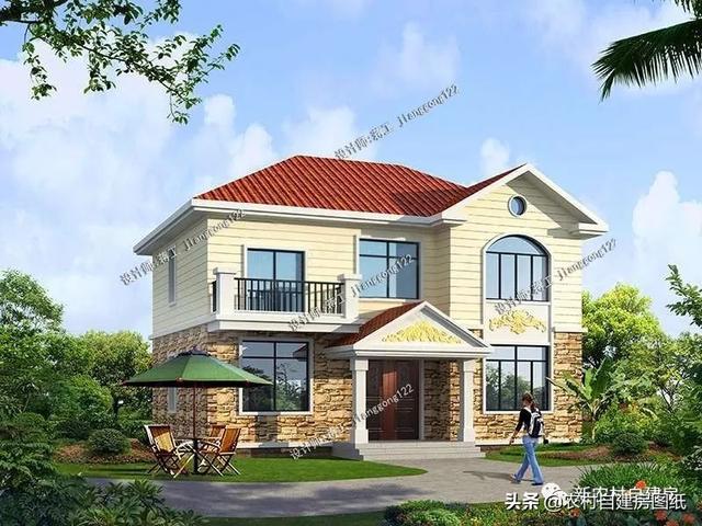 10×9米自建房怎么蓋？兩款兩層圖紙，一款20萬一款25萬