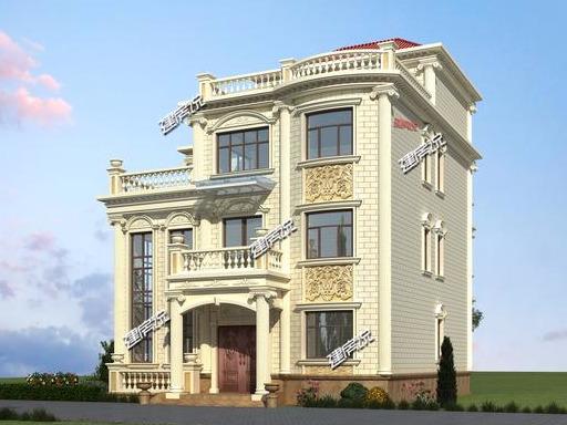 豪華別墅設(shè)計圖，福建富豪風(fēng)光回鄉(xiāng)蓋百萬豪宅，成村里獨一棟，從此低調(diào)不起來