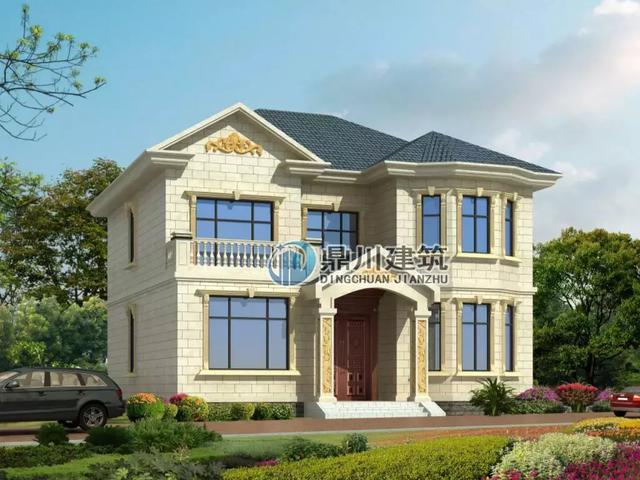 開(kāi)間11米二層農(nóng)村別墅設(shè)計(jì)圖，內(nèi)設(shè)堂屋神臺(tái)，有品位還接地氣！