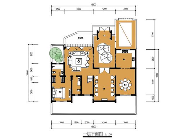 鄉(xiāng)村自建帶車庫中式風格小樓設計圖，大家風范！