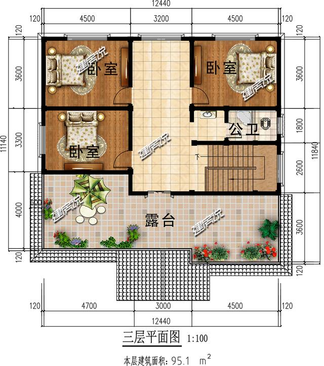 農(nóng)村最漂亮的獨(dú)棟別墅設(shè)計(jì)圖，30萬建一棟，圖紙快快收藏了