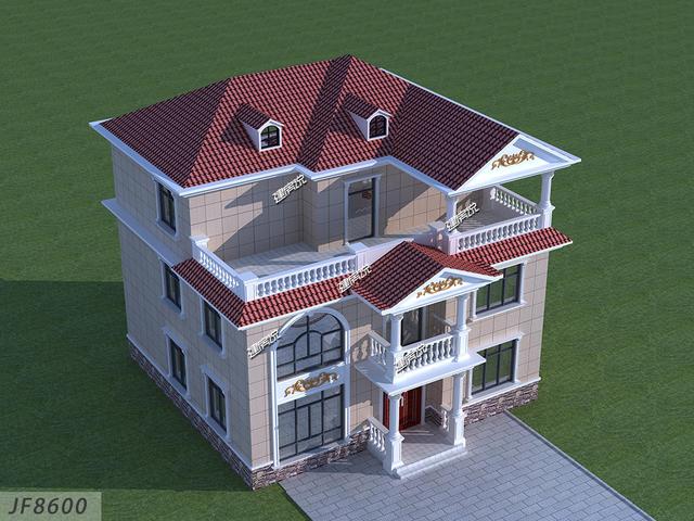 農(nóng)村最漂亮的獨(dú)棟別墅設(shè)計(jì)圖，30萬建一棟，圖紙快快收藏了