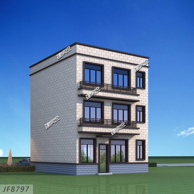 24萬建一棟平頂中式別墅設(shè)計(jì)圖紙，漂亮又實(shí)用，鄉(xiāng)親們都羨慕不已