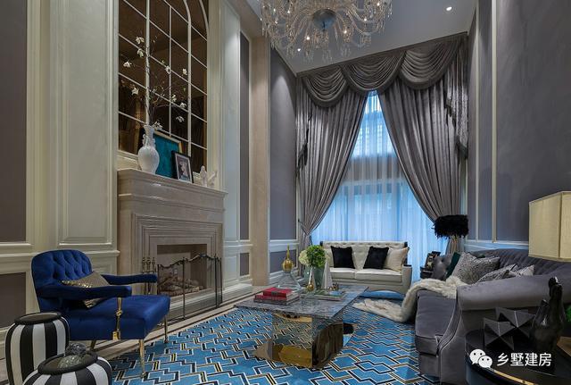 鄉(xiāng)村歐式三層別墅設(shè)計(jì)圖，造型立體，配色柔和又喜慶，且內(nèi)外兼修！