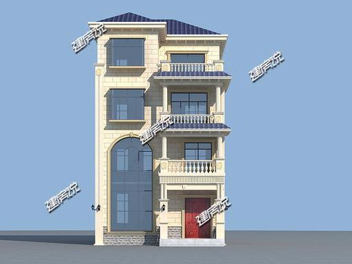 8x12.5米自建別墅設(shè)計(jì)圖，宅基地小也能設(shè)計(jì)高大上，蓋好成村里地標(biāo)