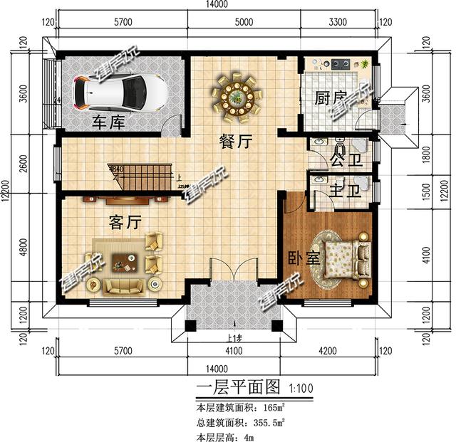 二層農(nóng)村別墅設(shè)計圖，35萬真正的美觀實用，不比城里百萬豪宅差