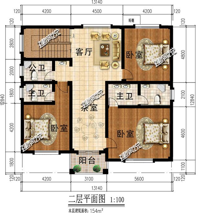 農(nóng)村最漂亮的獨棟別墅，2套設(shè)計圖紙收藏好了，今年開春就建房