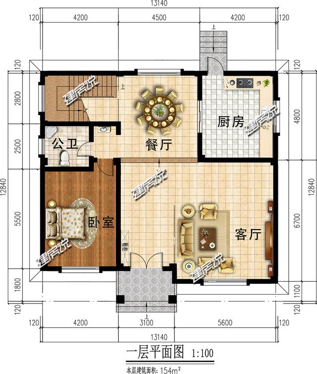 農(nóng)村最漂亮的獨棟別墅，2套設(shè)計圖紙收藏好了，今年開春就建房
