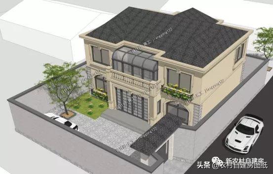 2024年最好看的6套二層鄉(xiāng)村別墅設計圖推薦，2套25萬開建，6中式百年不過時