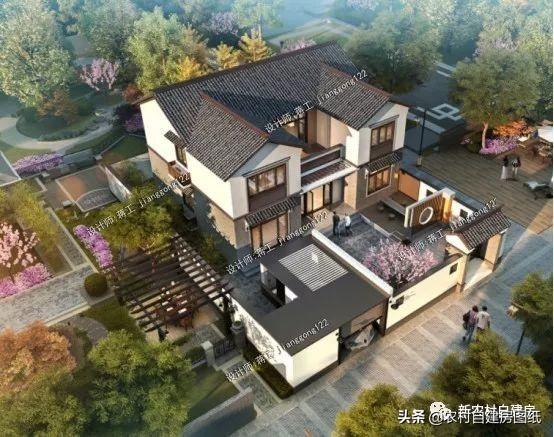 2024年最好看的6套二層鄉(xiāng)村別墅設計圖推薦，2套25萬開建，6中式百年不過時