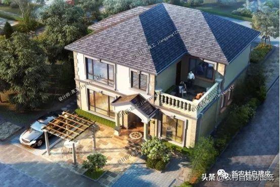 2024年最好看的6套二層鄉(xiāng)村別墅設計圖推薦，2套25萬開建，6中式百年不過時
