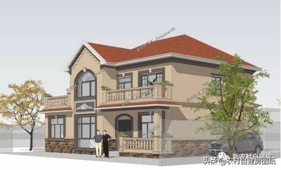 2024年最好看的6套二層鄉(xiāng)村別墅設計圖推薦，2套25萬開建，6中式百年不過時