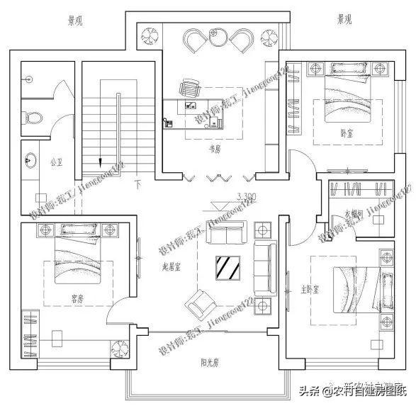 2024年最好看的6套二層鄉(xiāng)村別墅設計圖推薦，2套25萬開建，6中式百年不過時