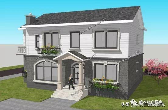 2024年最好看的6套二層鄉(xiāng)村別墅設計圖推薦，2套25萬開建，6中式百年不過時