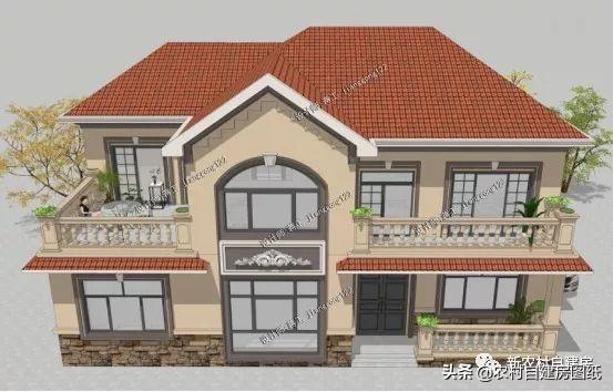 2024年最好看的6套二層鄉(xiāng)村別墅設計圖推薦，2套25萬開建，6中式百年不過時