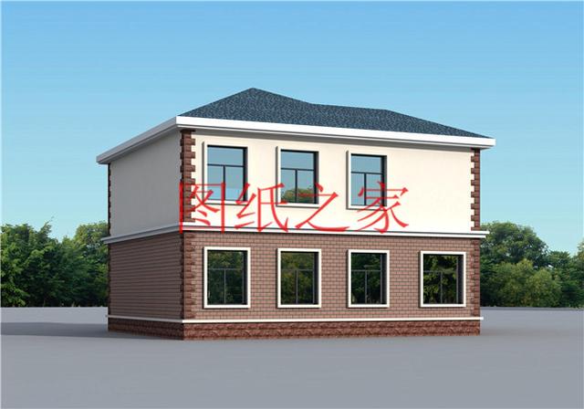 15X12米的二層別墅設(shè)計(jì)圖，造價(jià)30萬(wàn)美觀又實(shí)用，非常適合農(nóng)村建造！
