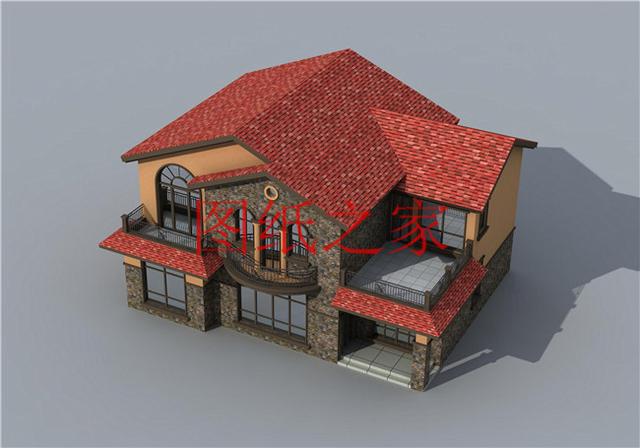 15X12米的二層別墅設(shè)計(jì)圖，造價(jià)30萬(wàn)美觀又實(shí)用，非常適合農(nóng)村建造！