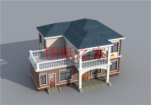 15X12米的二層別墅設(shè)計(jì)圖，造價(jià)30萬(wàn)美觀又實(shí)用，非常適合農(nóng)村建造！