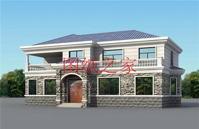 二層別墅設(shè)計(jì)設(shè)計(jì)圖推薦，主體造價(jià)30萬，全家人都能住下！