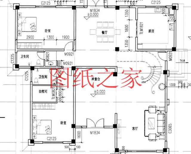 5套開間18米的三層別墅設計圖，寬敞明亮、利落大氣，非常實用！