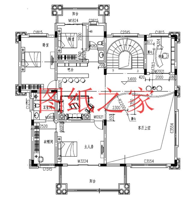 5套開間18米的三層別墅設計圖，寬敞明亮、利落大氣，非常實用！