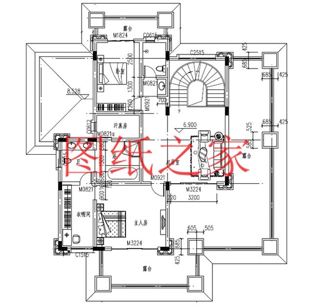 5套開間18米的三層別墅設計圖，寬敞明亮、利落大氣，非常實用！