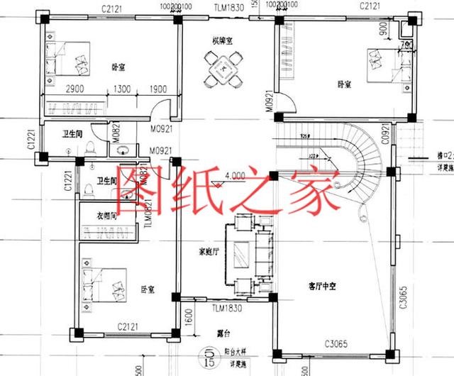 5套開間18米的三層別墅設計圖，寬敞明亮、利落大氣，非常實用！