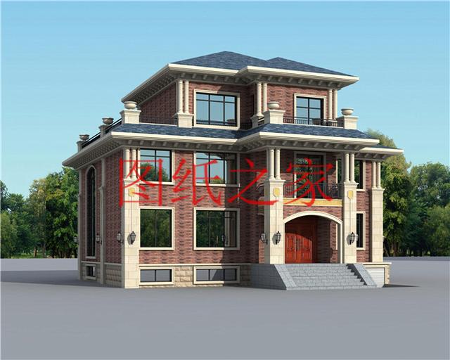 5套開間18米的三層別墅設計圖，寬敞明亮、利落大氣，非常實用！