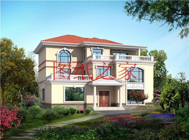 5套開間18米的三層別墅設計圖，寬敞明亮、利落大氣，非常實用！