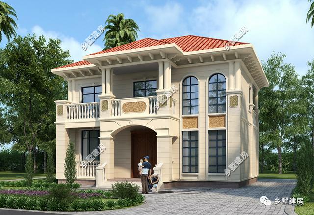 13x11米歐式別墅設計圖，外形美+內(nèi)部布局合理，適合農(nóng)村建造！