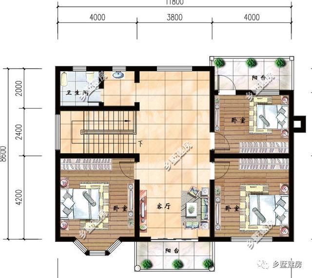 小進(jìn)深別墅設(shè)計圖，如何美觀實用+經(jīng)濟(jì)實惠？不用愁，農(nóng)村建房選它錯不了