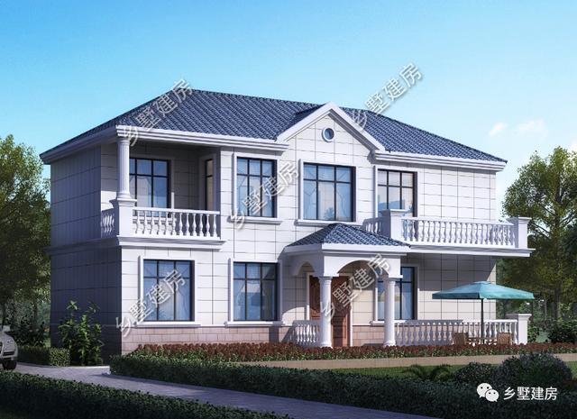 帶陽臺(tái)別墅設(shè)計(jì)圖，沒有陽臺(tái)的別墅，算不上別墅！200多平的陽臺(tái)別墅，有你足矣！