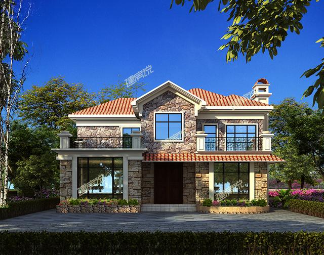 火爆農(nóng)村花園小洋樓設計圖推薦，20棟建成實景，開春就建