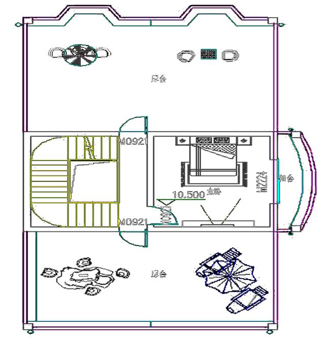 四層臨街商鋪設(shè)計圖，8x15.5米商住兩用！