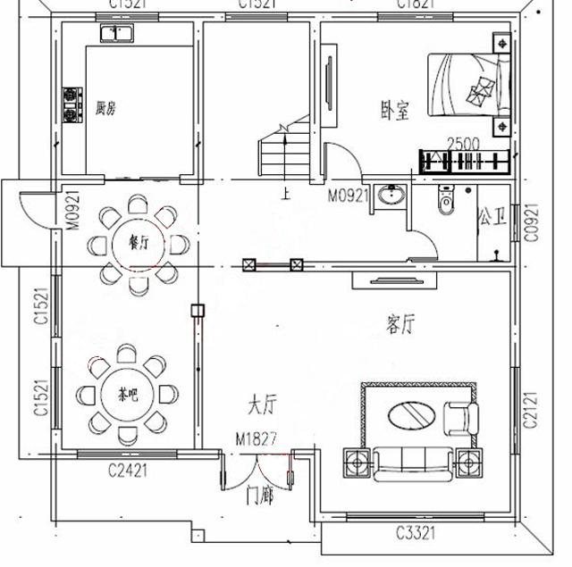 2024年新款農(nóng)村新中式別墅設(shè)計(jì)效果圖，徽系設(shè)計(jì)