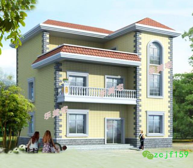 方正三層農(nóng)村自建房屋設(shè)計圖推薦，喜歡就趕緊建造吧！