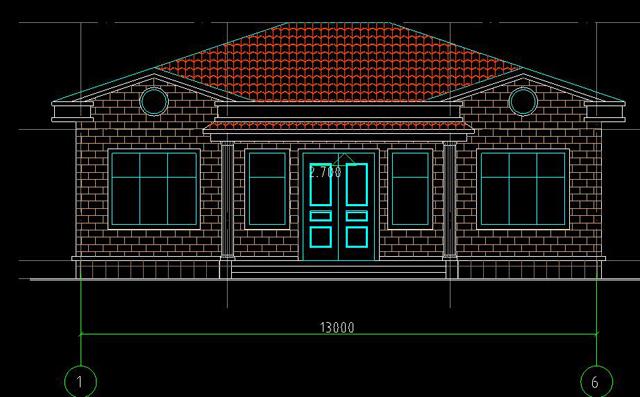 農(nóng)村一層養(yǎng)老別墅設(shè)計(jì)圖，13x11米，戶型對稱，實(shí)用布局！