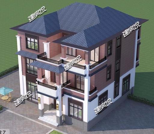 中式別墅設(shè)計圖，廣東50萬建，看完人人都想建一棟，秒殺高層洋別墅