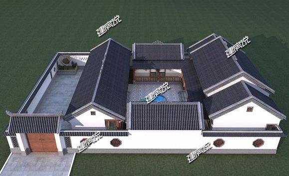 中國最美四合院別墅設(shè)計圖，一層也霸氣十足，秒殺高層洋樓