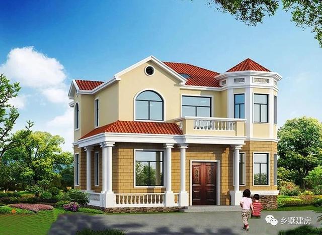 3款造價20萬的農(nóng)村二層別墅設(shè)計圖，款款經(jīng)典時尚，總有一套適合你！
