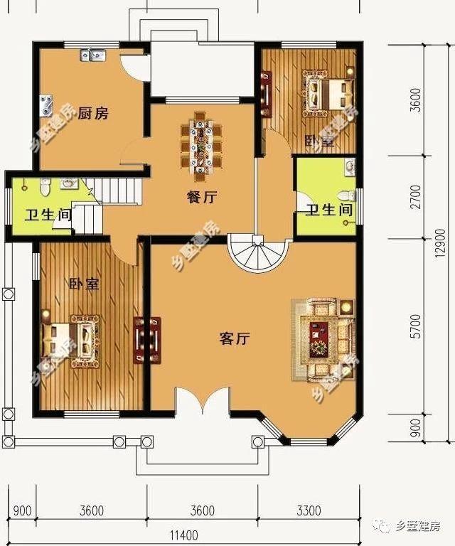 3款造價20萬的農(nóng)村二層別墅設(shè)計圖，款款經(jīng)典時尚，總有一套適合你！