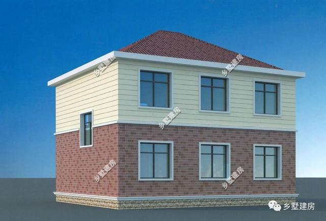 簡歐風(fēng)別墅設(shè)計(jì)圖，11X9.6米帶閣樓設(shè)計(jì)別具一格，適合農(nóng)村自建！