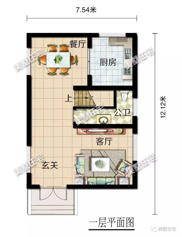 占地79平三層農(nóng)村別墅設(shè)計(jì)圖，重新定義空間，小面積實(shí)現(xiàn)大驚喜