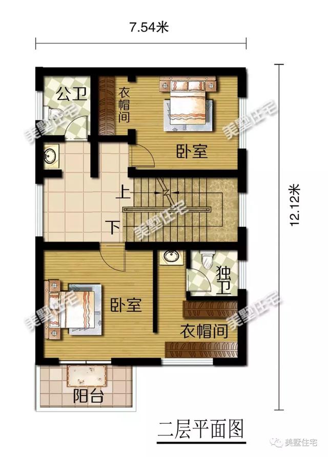 占地79平三層農(nóng)村別墅設(shè)計(jì)圖，重新定義空間，小面積實(shí)現(xiàn)大驚喜