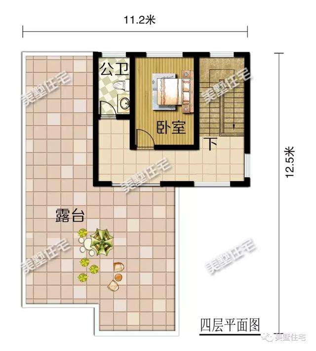 現(xiàn)代風美墅設計圖，開間11米還帶堂屋和神臺，個性時尚又接地氣